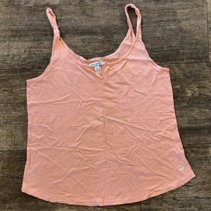 American Eagle orange stripe tank top